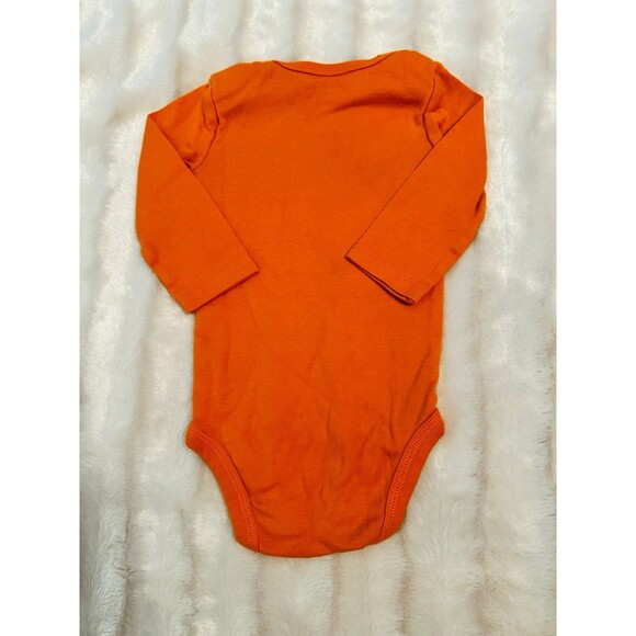 Pumpkin Sleeper and Halloween Long Sleeve One Piece Bundle Size 6 Months - Picture 8 of 12
